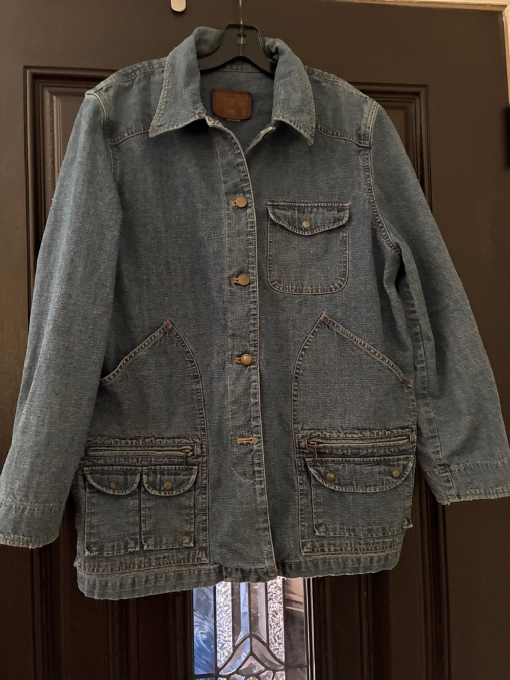 Lauren Jeans Company Vintage Ladies Denim Utility Jacket